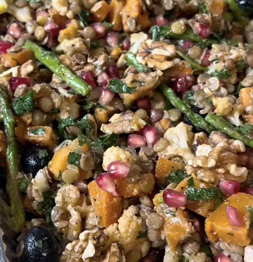 Prawn and Lentil&nbsp;salad